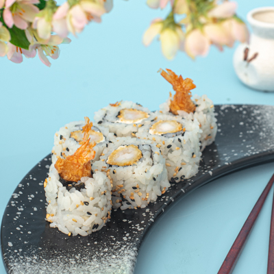 Tempura crevette cheese